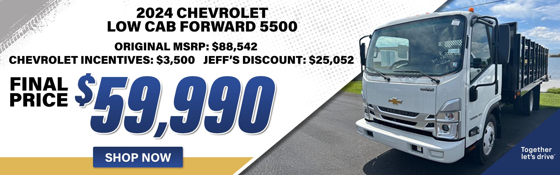 2024 Chevy low cab forward 5500 incentive
