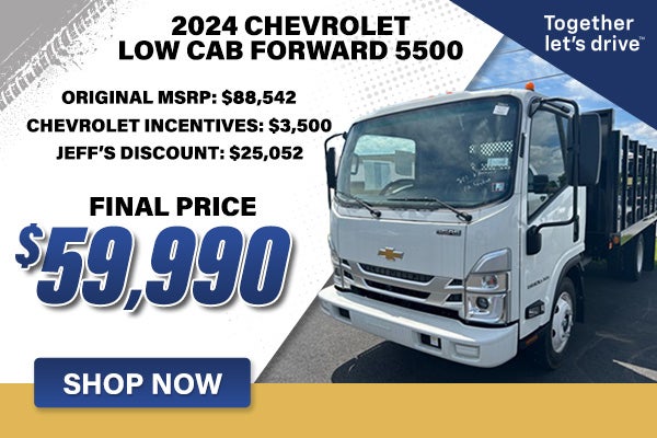 2024 Chevy low cab forward 5500 incentive